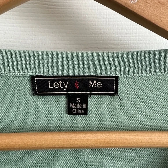 Green Women's Crew Neck Sweater - Picture 2 of 6